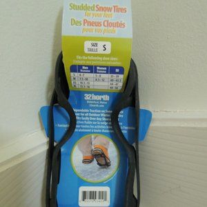 STABILicers Size S Ice Cleats Studded Shoe Slip On for Ice + Snow by 32north NEW